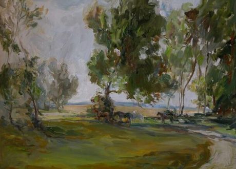 Copie de summer landscape 2ftx1ft 6ins